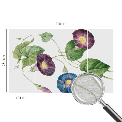 Fototapete aus Vlies mit floraler Eleganz als Wanddekoration
