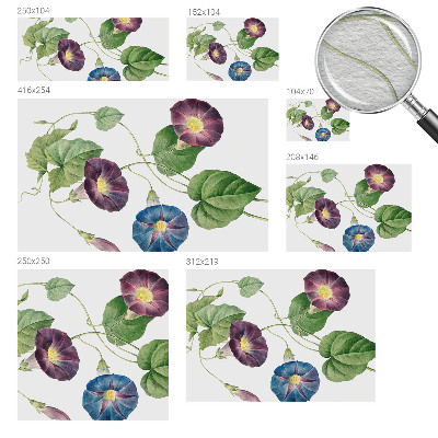 Fototapete aus Vlies mit floraler Eleganz als Wanddekoration