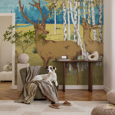 Vlies-Fototapete fürs Kinderzimmer mit dem Motiv „Harmonie des Waldes“