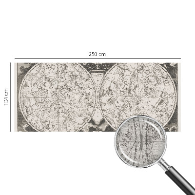 Vliestapete fürs Wohnzimmer Sternenkarte