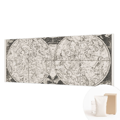 Vliestapete fürs Wohnzimmer Sternenkarte