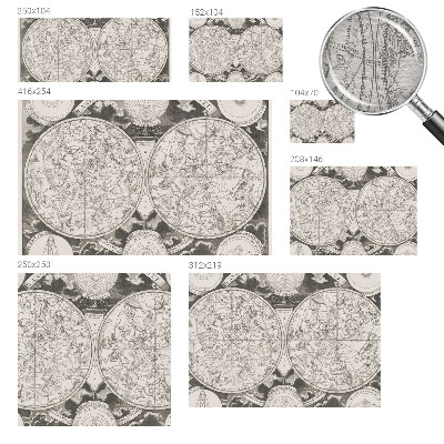 Vliestapete fürs Wohnzimmer Sternenkarte