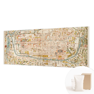 Vliestapete fürs Schlafzimmer Antike Karte