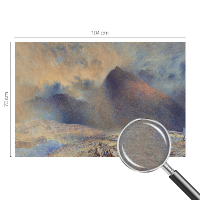 Bedruckte Vlies-Fototapete mit Motiv einer Berglandschaft
