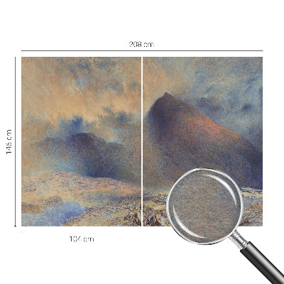 Bedruckte Vlies-Fototapete Berglandschaft