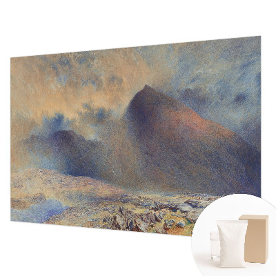 Bedruckte Vlies-Fototapete mit Motiv einer Berglandschaft