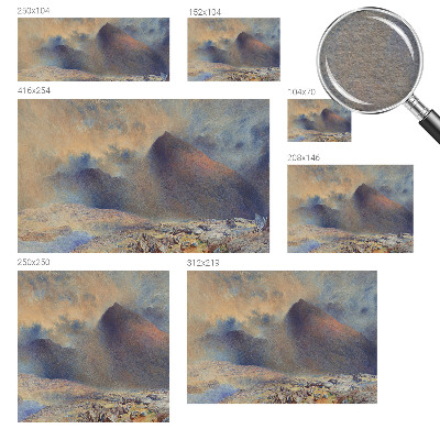 Bedruckte Vlies-Fototapete mit Motiv einer Berglandschaft