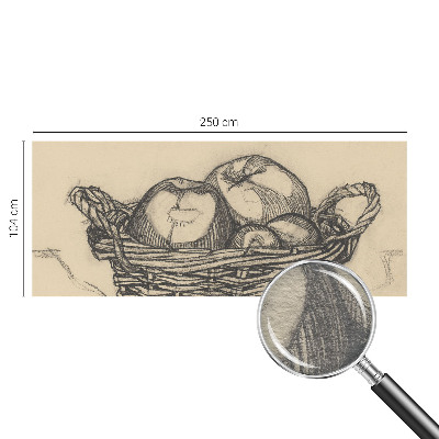 Bildtapete mit Motiv eines Obstkorbs