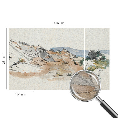 Fototapete fürs Kinderzimmer Felslandschaft