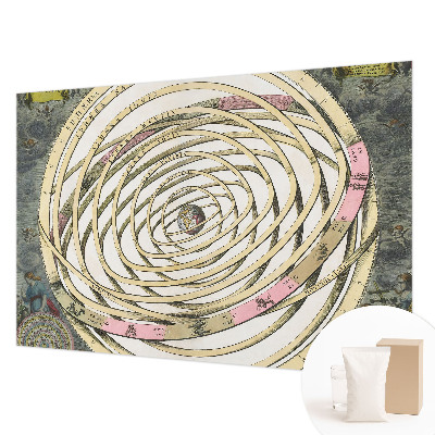 Fototapete fürs Wohnzimmer mit einer kosmischen Spirale als Motiv