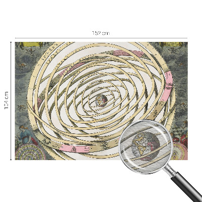 Fototapete fürs Wohnzimmer mit einer kosmischen Spirale als Motiv