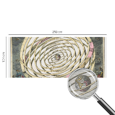 Fototapete fürs Wohnzimmer mit einer kosmischen Spirale als Motiv