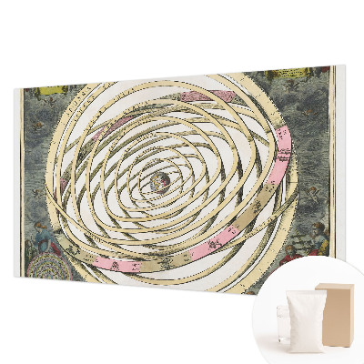 Fototapete fürs Wohnzimmer mit einer kosmischen Spirale als Motiv