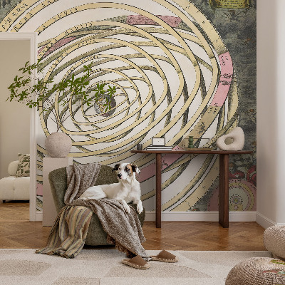 Fototapete fürs Wohnzimmer mit einer kosmischen Spirale als Motiv