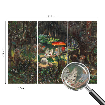 Vlies-Fototapete Märchenwald