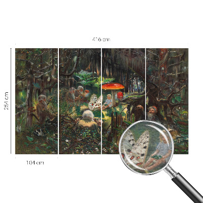 Vlies-Fototapete Märchenwald