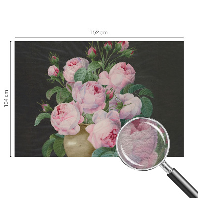 Vlies-Fototapete fürs Schlafzimmer mit floralem Motiv