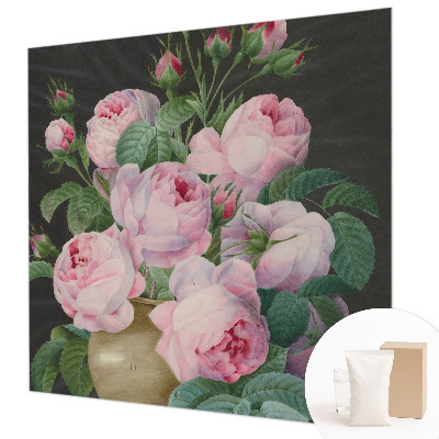 Vlies-Fototapete fürs Schlafzimmer mit floralem Motiv