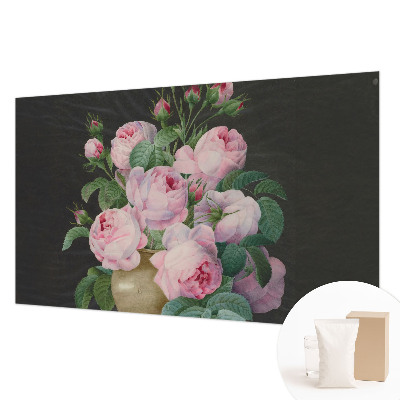 Vlies-Fototapete fürs Schlafzimmer mit floralem Motiv