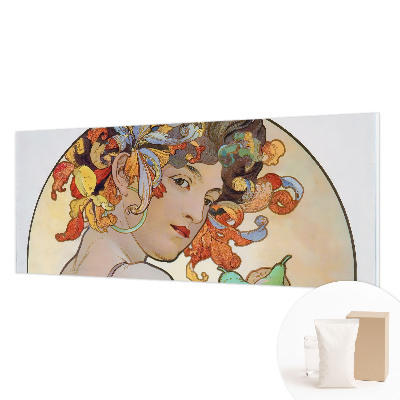 Bedruckte Vlies-Fototapete mit farbenfrohem Jugendstil-Motiv