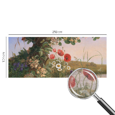 Motivtapete mit Blumenmotiv