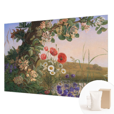 Motivtapete mit Blumenmotiv