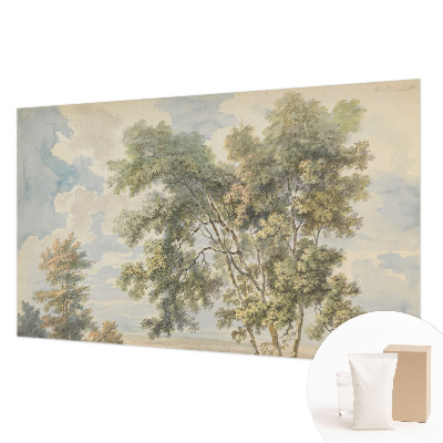 Dekorative Wand-Fototapete mit romantischem Naturmotiv