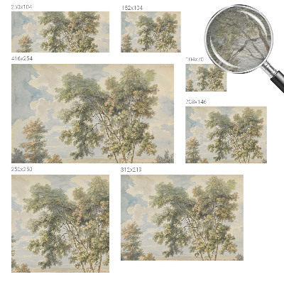 Dekorative Wand-Fototapete Romantische Natur