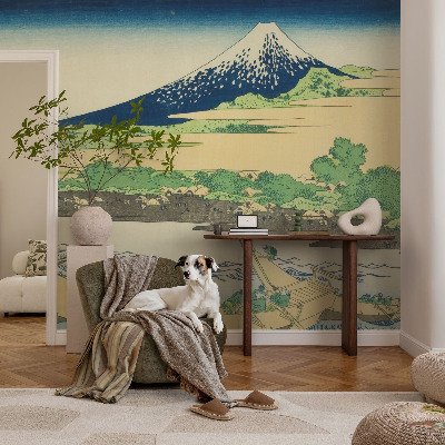 Fototapete fürs Schlafzimmer mit einem Bergpanorama