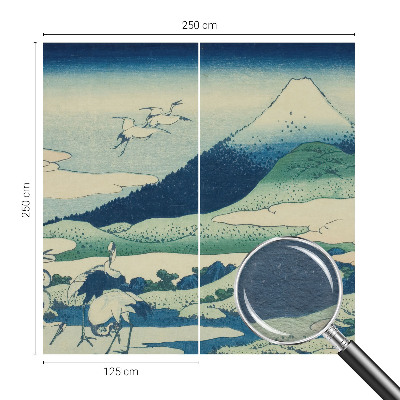 Vlies-Fototapete Kräne und Berge