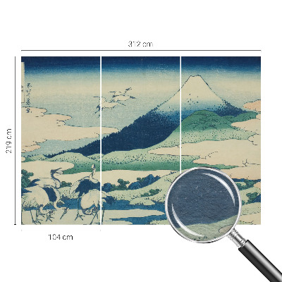 Vlies-Fototapete Kräne und Berge