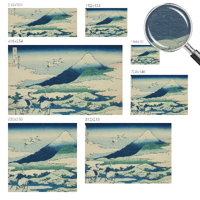 Vlies-Fototapete Kräne und Berge