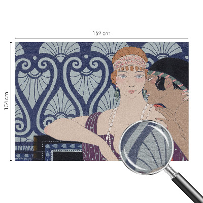 Vlies-Fototapete fürs Wohnzimmer mit Motiv eines Künstlerpaares