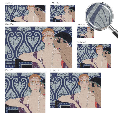 Vlies-Fototapete fürs Wohnzimmer Künstlerpaar