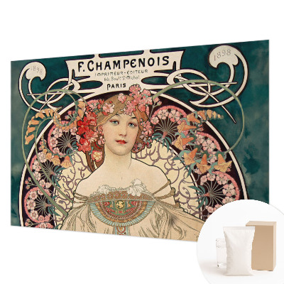 Vlies-Fototapete fürs Schlafzimmer Blumensymmetrie