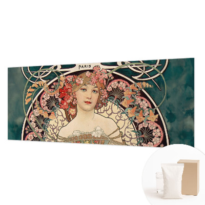 Vlies-Fototapete fürs Schlafzimmer Blumensymmetrie