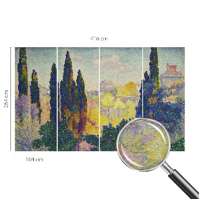 Vlies-Fototapete fürs Kinderzimmer mit impressionistischen Landschaftsmotiven