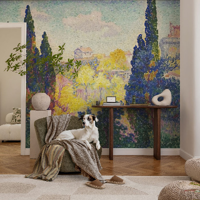 Vlies-Fototapete fürs Kinderzimmer mit impressionistischen Landschaftsmotiven