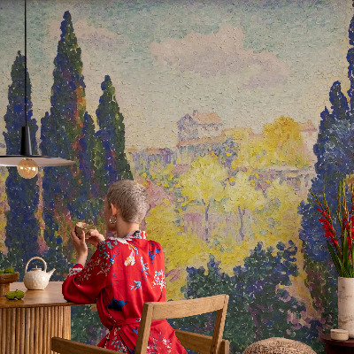 Vlies-Fototapete fürs Kinderzimmer mit impressionistischen Landschaftsmotiven