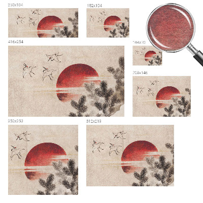 Bedruckte Vlies-Fototapete Wald Ost