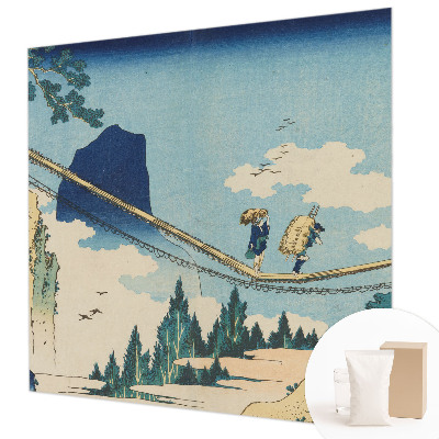 Vliestapete fürs Schlafzimmer mit Motiv einer Bergbrücke