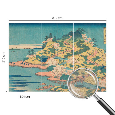 Wand-Fototapete mit japanischer Landschaft