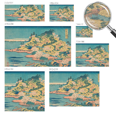 Wand-Fototapete Japanische Landschaft