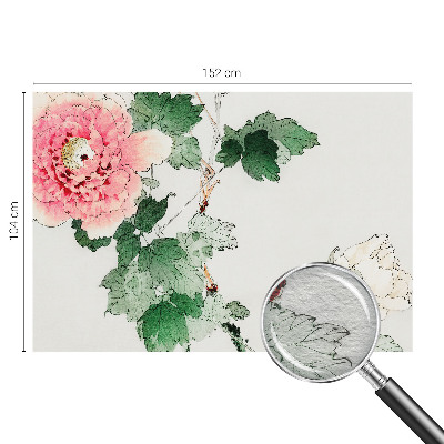 Fototapete mit floralem, dezentem Muster