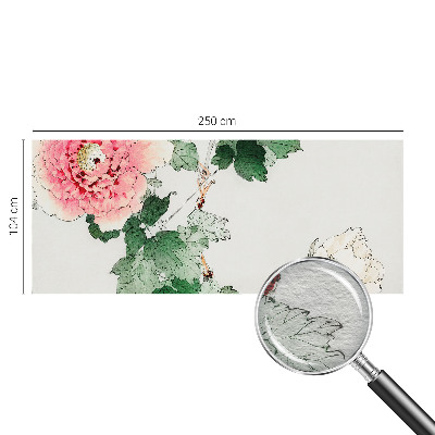 Fototapete mit floralem, dezentem Muster