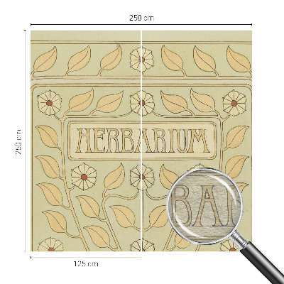 Wandtapete Pflanzenornament