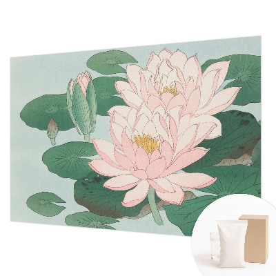 Fototapete fürs Schlafzimmer mit Motiv eines Wasserlotus