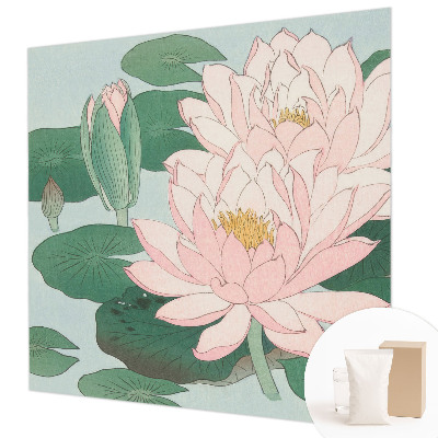 Fototapete fürs Schlafzimmer mit Motiv eines Wasserlotus