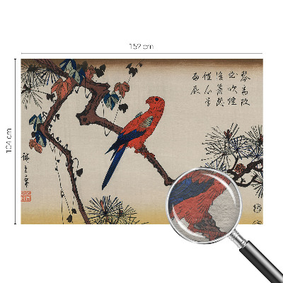 Fototapete aus Vlies Ein Vogel auf einem Ast