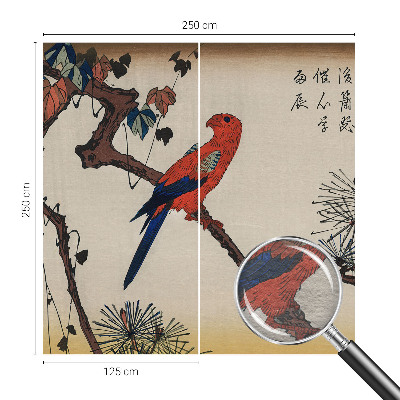 Fototapete aus Vlies Ein Vogel auf einem Ast